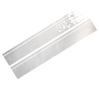 Foliatec 33953 Lot de 2 Bandes décoratives pour Voiture Argenté chromé Mat 22 x 150 cm