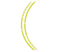 Foliatec Bande de jante Racing 7 x 410 mm néon vert 14 pièces Groen G