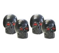 Foliatec AirCaps valve AirCaps Skull noir 4 pièces Zwart G