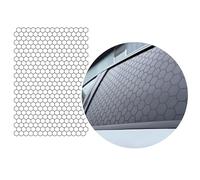 Foliatec Autocollant pour Vitres Honeycomb - Set de 3 pièces 75x50 cm - Noir Brillant