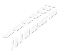 FOLIATEC Car Design Autocollant pour Voiture Shades - Blanc Mat - 9 x 77 cm