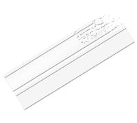 Foliatec Cardesign Autocollant - Stripes - Blanc Mat - Longueur 150cm x Largeur 22cm