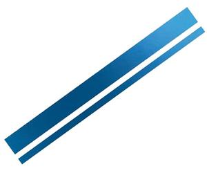 FOLIATEC Cardesign Autocollants Lignes Bleu chromé Mat