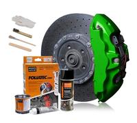 Foliatec Kit peinture étriers de frein – résistant à la chaleur, Power Green pour 4 étriers