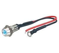 Foliatec LED Control Light chromé - Ice Bleu Ø = 10mm - 1 pièce