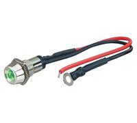 Foliatec LED Control Light chromé - power vert Ø = 10mm - 1 pièce