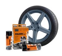 Foliatec Liquid Rubber Set, Carbongris Mate-2 x 400 ML