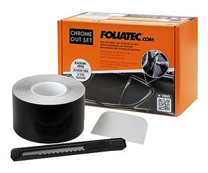 Foliatec Set 'Chrome Out' Noir Mattes - Bande de feuille 5cm x 15m