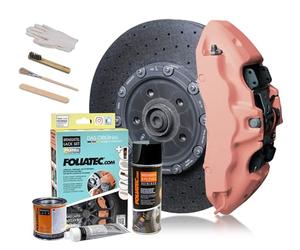 Foliatec Set peinture étriers de freins - Juicy Peach (Pastel) - 3 Components