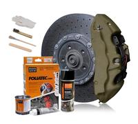 Foliatec Set peinture étriers de freins - vert mattes Combat - 3 Components