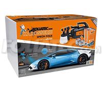 Foliatec Spray System - Transparent Brillant - Pistolet de Peinture - Compresseur - 12m Tube - 2x5litre + 500ml diluant