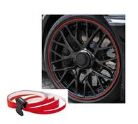 Foliatec PIN-Striping pour Jantes Rouge - Largeur = 6mm: 4x2,15 mètre