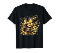 Folie d'explosion de Baril Toxique Fou en colère T-Shirt