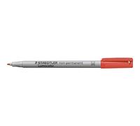 Staedtler Feutre non permanent LumoColor 315 Pointe moyenne 1 mm Rouge
