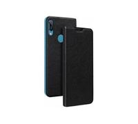 folio case - Etui à rabat pour téléphone portable - synthétique - noir - pour Huawei Y6s
