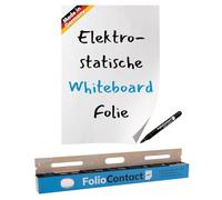 Folio Contact Whiteboard Tableau blanc en rouleau/Film électrostatique breveté Effaçable et réutilisable Fixation sans outil sur presque toutes les surfaces