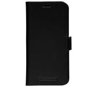 Folio Coque Magnétique iPhone 12 / 12 Pro Lynge Cuir Fonction Stand Noir DBramante1928