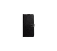 folio - Etui à rabat pour téléphone portable - synthétique - noir - pour OPPO A15