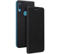 folio case - Etui à rabat pour téléphone portable - synthétique - noir - pour Huawei Y6s