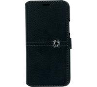 Folio iPhone 11 Pro Max Sellier avec bouton laqué Noir Faconnable