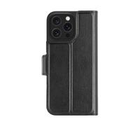 Folio iPhone 16 Pro Max Oslo Pro Cuir Vegan Fonction Stand Noir - Certifié GRS DBramante1928