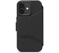 DECODED Coque 2-en-1 pour iPhone 17 Air – Silicone liquide antimicrobien, compatible MagSafe, Noir