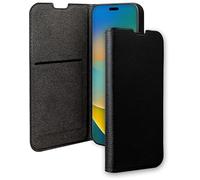 Bigben Connected Étui folio iPhone 15 – Certifié GRS, MagSafe, 65 % de plastique recyclé, Noir