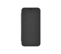 Folio iPhone XR avec Coque Transparente Fonction Stand Noir Bigben