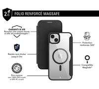 Folio Magsafe IP15 Plus Noir