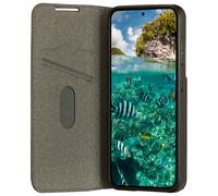 Folio pour Samsung Galaxy S23 5G Oslo Cuir Vegan Fonction Stand Noir - Certifié GRS DBramante1928