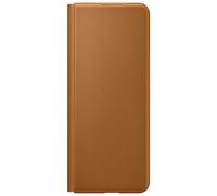 SAMSUNG Etui en Cuir avec Rabat Marron Clair Galaxy Z Fold 3