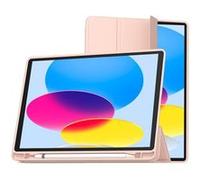 Mean Well Étui Folio Slim Skin pour iPad 10,9'' (10e gen) et 11'' (A16 11e gen) Rose