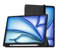 Mean Well Étui Folio SlimSkin pour iPad Pro 11 (M4) – Support Apple Pencil – Noir