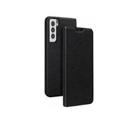 Folio Stand - Etui à rabat pour téléphone portable - synthétique - noir - pour Samsung Galaxy S21 5G