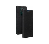 Folio Stand - Etui à rabat pour téléphone portable - synthétique - noir - pour Xiaomi Redmi Note 9
