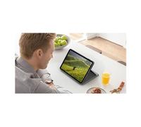 Folio Touch - Clavier et étui - avec trackpad - rétroéclairé - Apple Smart connector - QWERTY - R.-U. - gris oxford - pour Apple 10.9-inch iPad Air