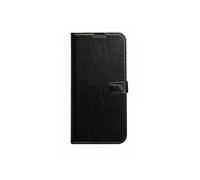 Folio Wallet - Etui à rabat pour téléphone portable - synthétique - noir - pour Samsung Galaxy A71
