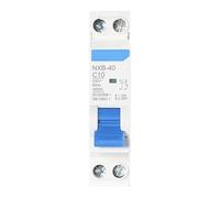 Folisila Disjoncteur NXB-40 4,5 KA Type C 1P+N 230 V 50 Hz 6 A 10 A 16 A 20 A 40 A(10A)