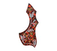 Folk Acoustic Guitar Anti-Scratch Guard Plate Pickguards Replacement Self-Adhesive Scratch Plate Accessory Guitar Pickguards Stick Thin Pickguards Musician Accessory Easy Installation