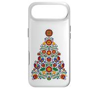 Folk Arbre de Noël Oiseaux Cloches Floral Polonais Vacances Coque pour iPhone Air