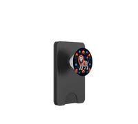 Folk Art Lion Zodiaque Lion Constellation Floral PopSockets PopWallet pour MagSafe