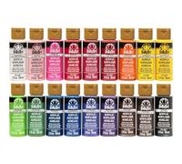 Folk Art Peinture Acrylique en Couleurs Assorties (56,7 Gram), Promofai Meilleures Ventes Couleurs I (18-Pack)
