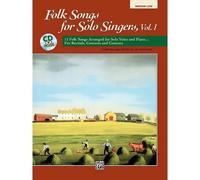 Folk Songs For Solo Singers, Vol 1: Medium Low Voice, Book & Cd