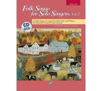 Folk Songs For Solo Singers, Vol 2: Medium High Voice, Book & Cd