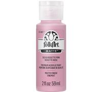 Folkart Matte Acrylic Paint 2oz-Rosette Pink