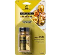 FolkArt Treasure Gold 2 oz Peinture trésor Or, Métal, doré, 59 ml (Lot de 1), Set de 59 Pièces