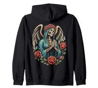 Folklore de la divinité Mexicaine Santa Muerte Sweat à Capuche