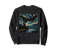 Folklore des Monstres cryptiques de la Nuit étoilée de Mothman Sweatshirt