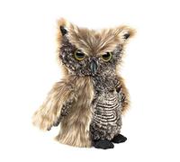 Folkmanis Kreisch-Eule/Screech Owl 2961, Pendant la marionnette en Forme de Chouette