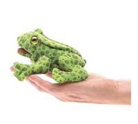 Folkmanis Mini Grenouille Marionnette Doigt Peluche Vert 1 EA